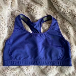 NIKE - DRI-FIT BLUE SPORTS BRA - M